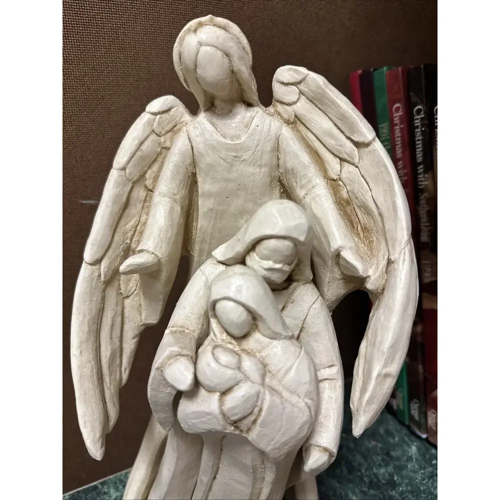 Brookwood Community Holy Family Nativity • Handmade USA‎ Ceramic Christmas Set